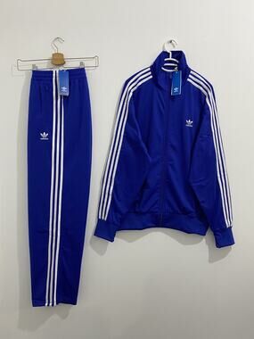 Adidas Originals Classics Firebird Tracksuit Semi Lucid Blue White Size XL